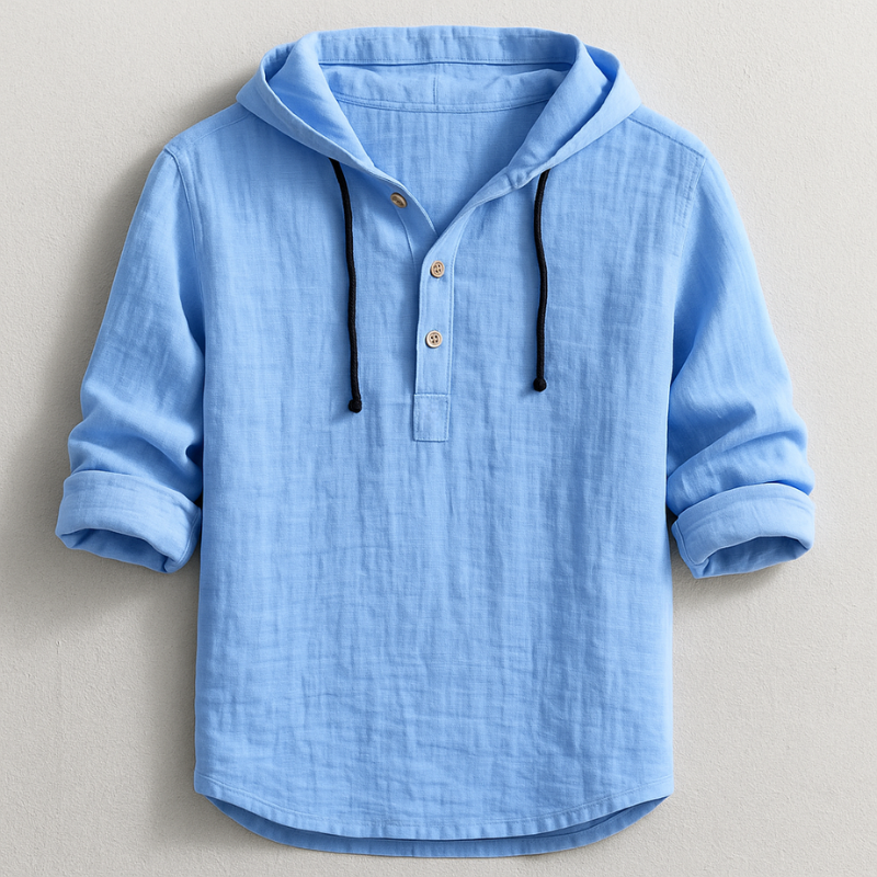DUVAL PARIS™ Camisa de Lujo con Capucha – Elegancia y Comodidad Inigualables