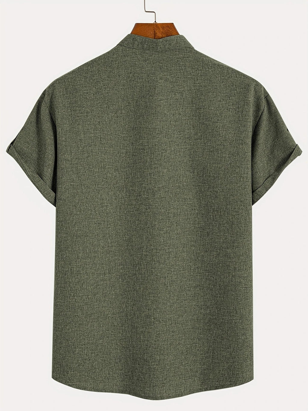 Leblanc™ | Camisa elegante de manga corta y cuello alto