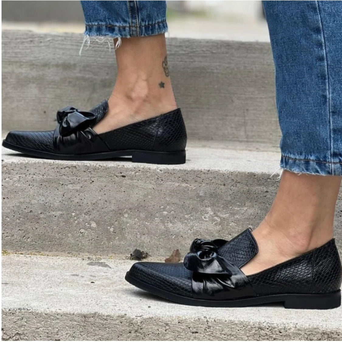 AlvaStockholm™ | Mocasines con detalle de lazo