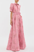 Vestido corto Anabella de mangas abullonadas - Coqueto, chic y sin esfuerzo