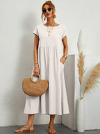 Gabrielle™ — Vestido midi fluido, elegancia atemporal