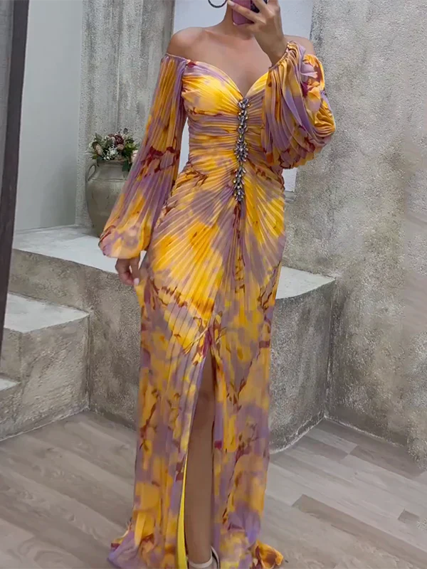 Vestido Kristine con escote en V - Silueta elegante y favorecedora