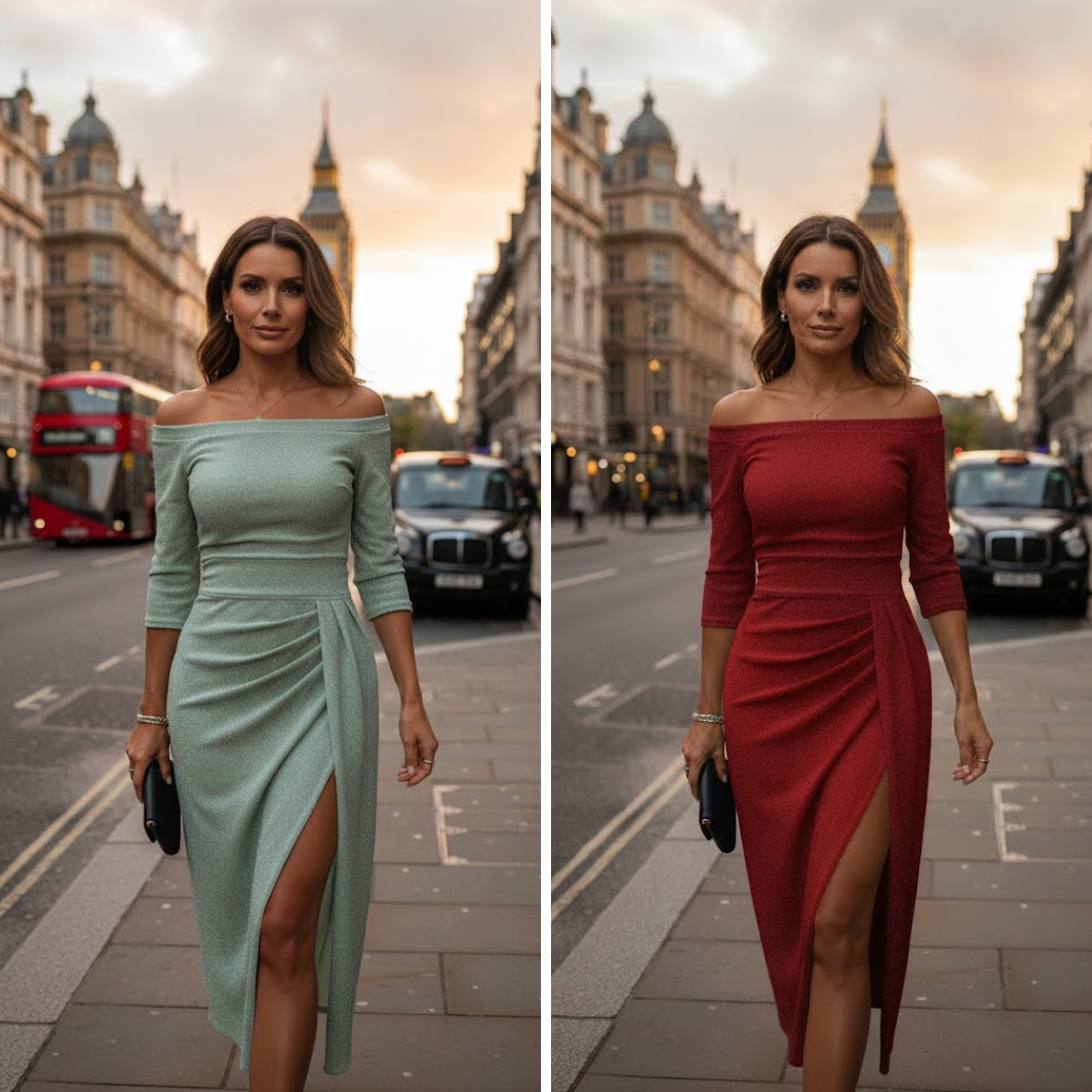 Stella™ Vestido maxi con cuello halter - Elegancia sin esfuerzo