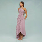 Olivia™ | Vestido largo con volantes