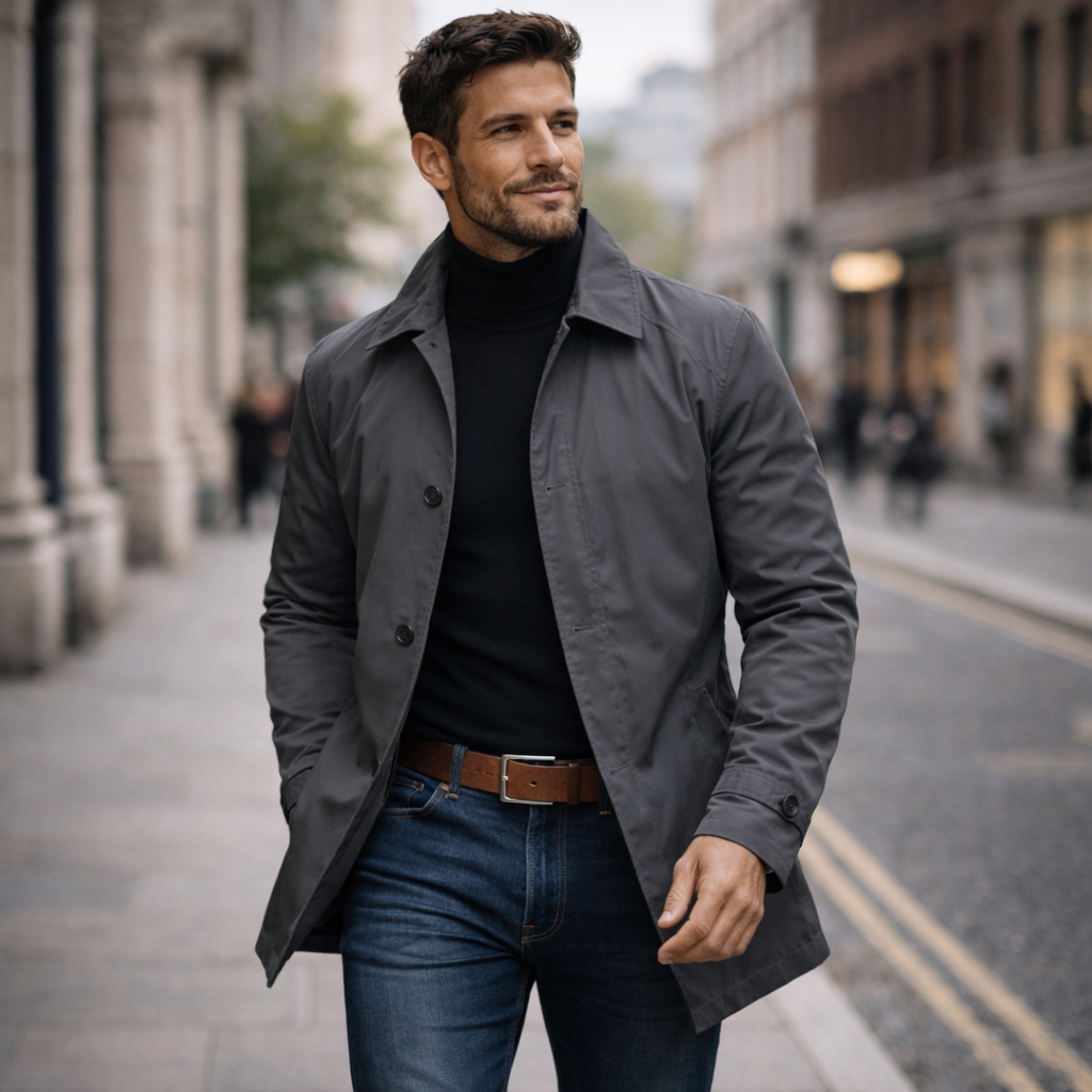Adrian | abrigo masculino elegante