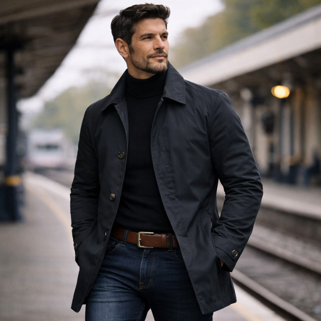 Adrian | abrigo masculino elegante
