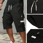 ⏳¡Último día de oferta! 50% de descuento 📢 Pantalones cargo Capri casual con cordón para hombre