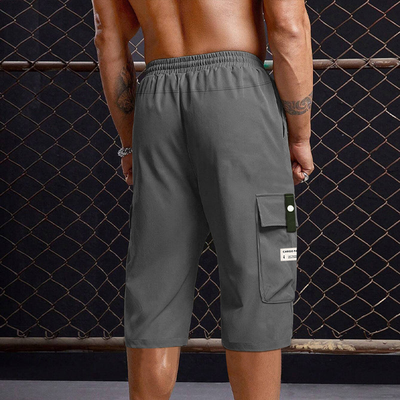 ⏳¡Último día de oferta! 50% de descuento 📢 Pantalones cargo Capri casual con cordón para hombre